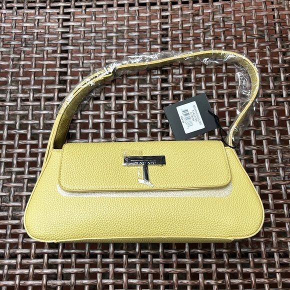 Tahari SERAFINA SHOULDER Bag in Citron New with Tags! - Picture 1 of 10